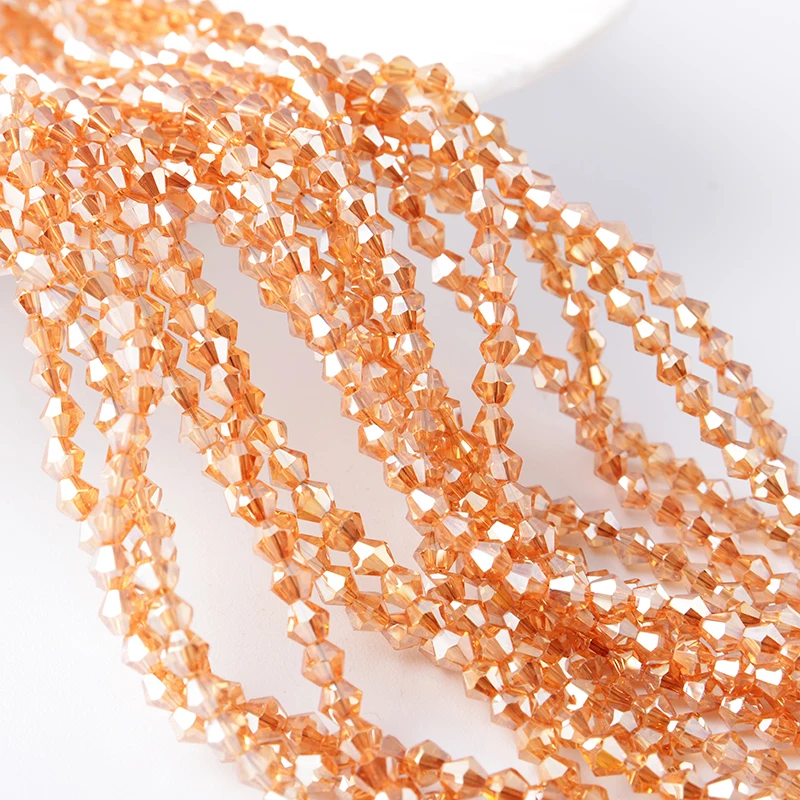 

JC crystal beads Bicone beads factory wholesale glass beads