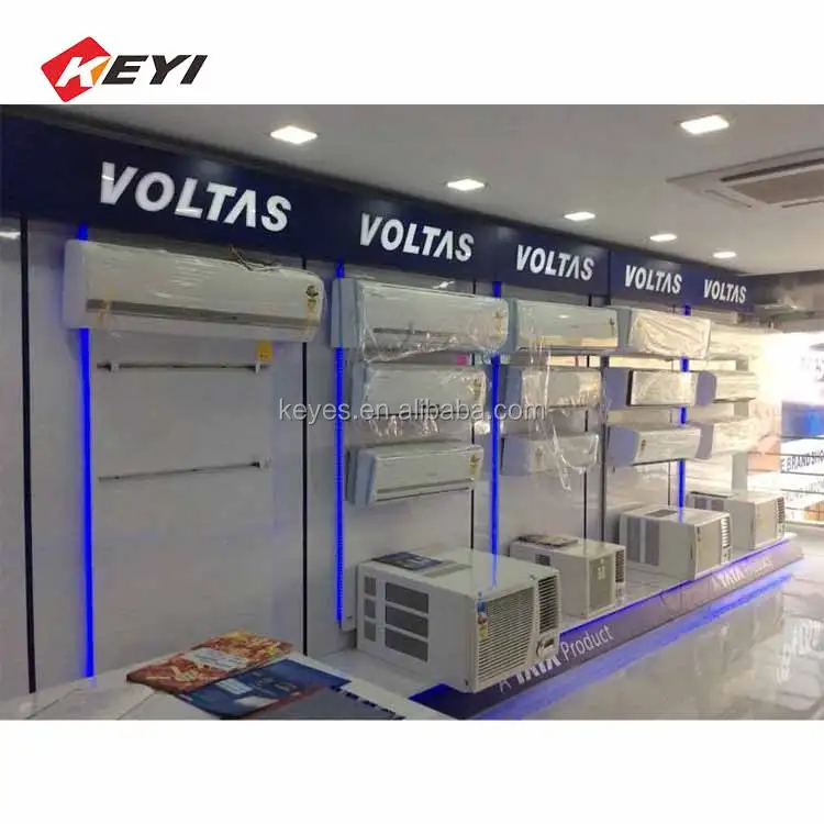 Window Ac Display Stand Custom Air Conditioner Display Racks for Retail Shops