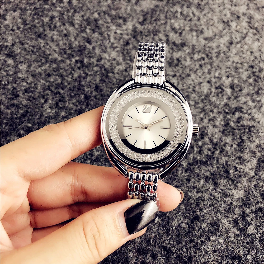 

quartz wrist watch case 2021 women luxury/business diamond watches mechanical watches ladies dress alloy wristwatches, Multi colors