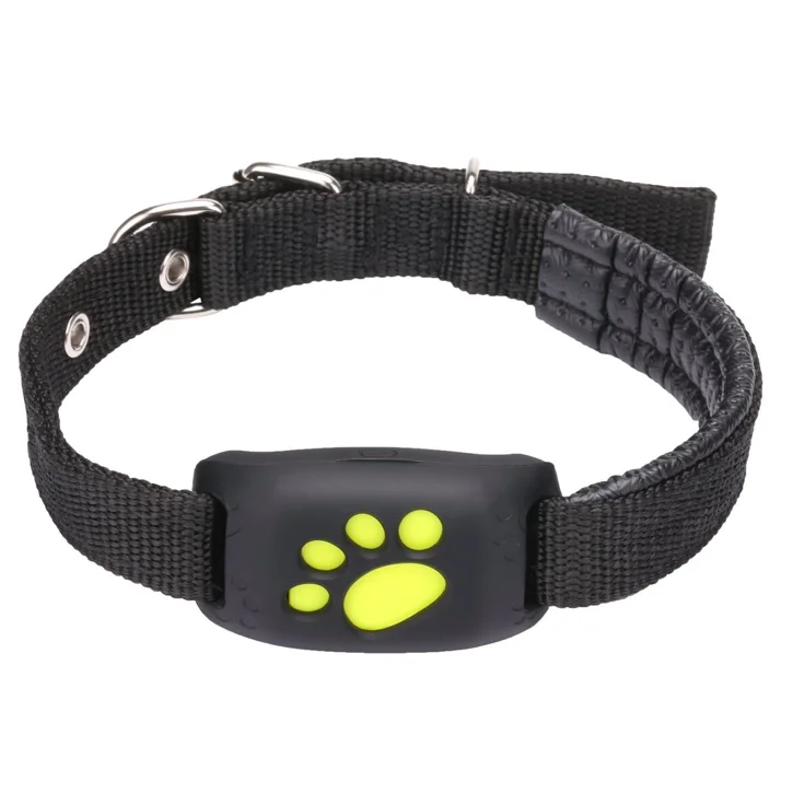 

Waterproof Necklace Pet Cat Dog GPS Tracking Collar Smart Positioning Tracker Device with Free APP, Black, pink, green, blue