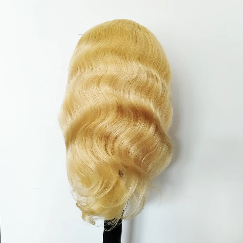 

Best Selling 613 Honey Blonde Human Hair Body Wave Lace Front Wig