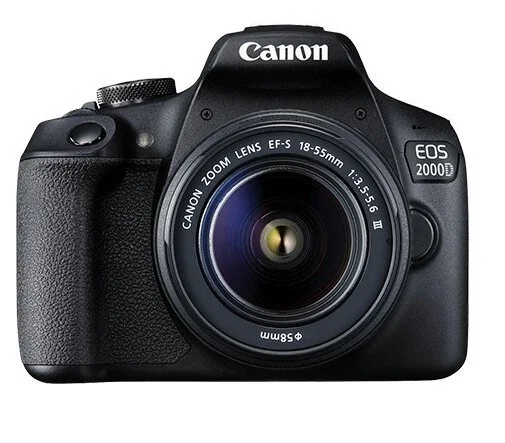 

CANON EOS 2000D (Rebel T7) Black DSLR Camera KIT EF-S 18-55mm F3.5-5.6 III Lens