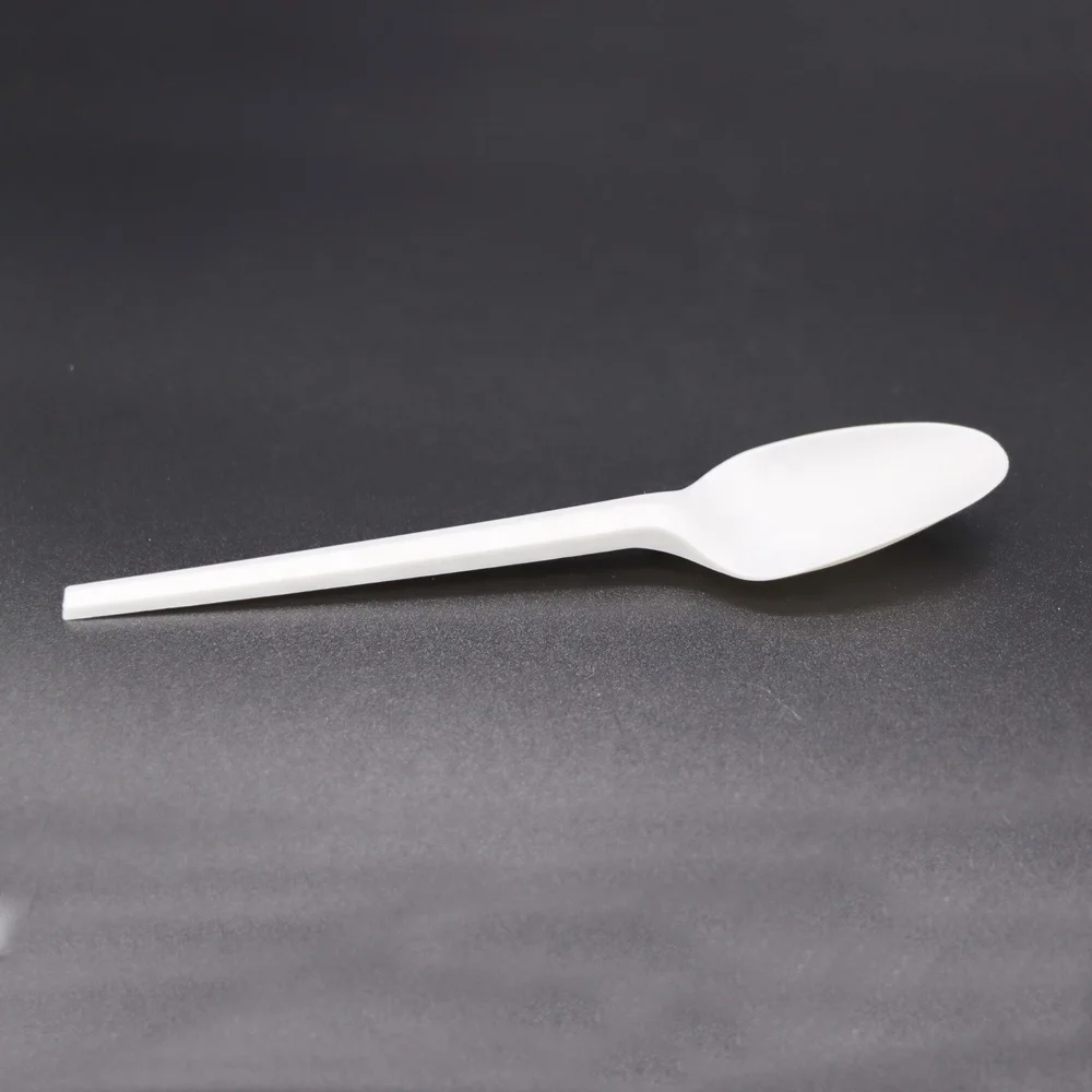 

Hot Selling Healthy Biodegradable Environmental Protection Tableware Cutlery, White