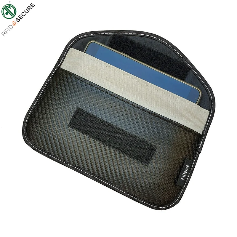 

Factory Direct Carbon Fiber Faraday Bag RFID Signal Blocking Bag Shielding Pouch Wallet Case for Phones, Colors optional