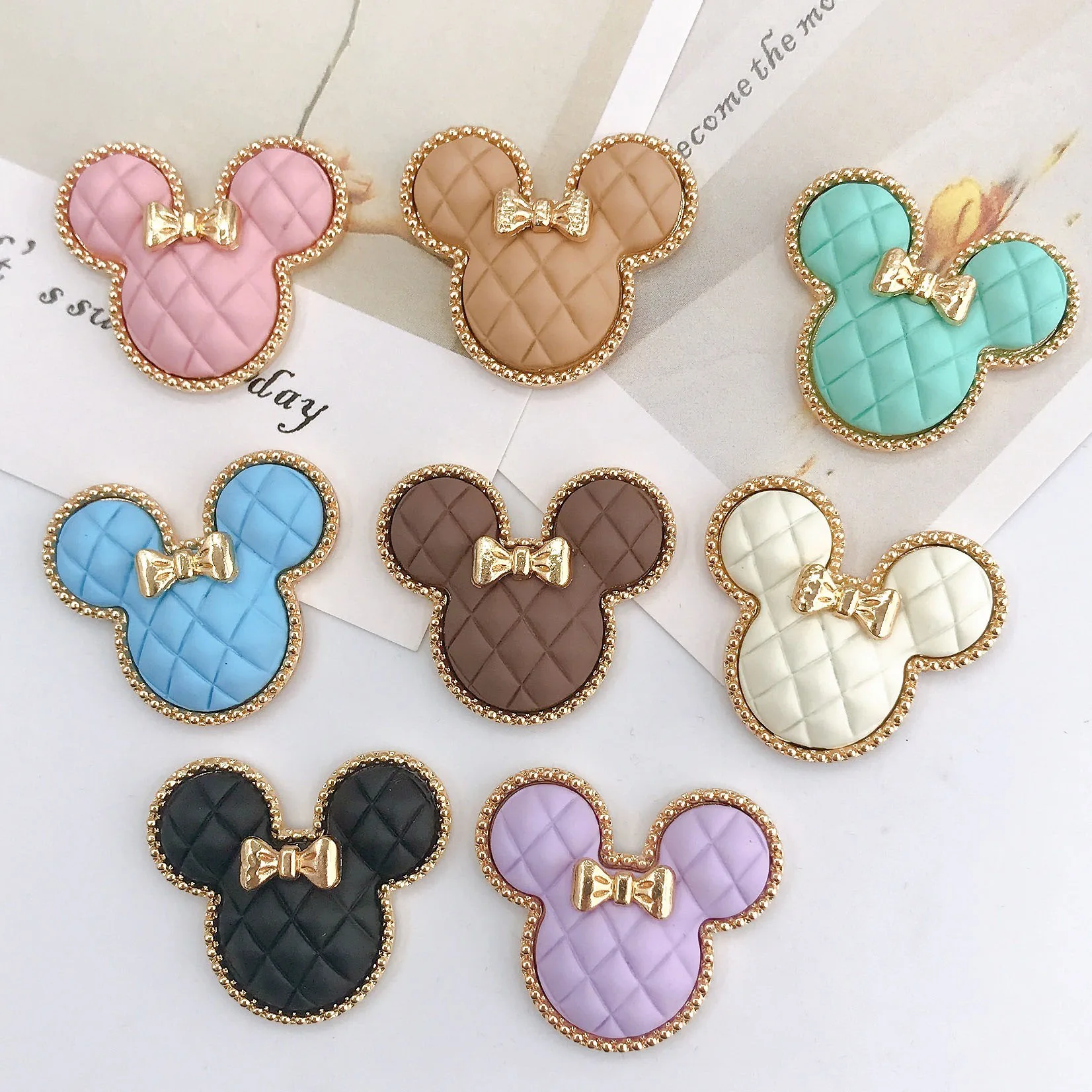 

Wholesale design custom Metal mickey and alloy metal designer charms for clog shoe decoration girls shoe croc charms, Picture