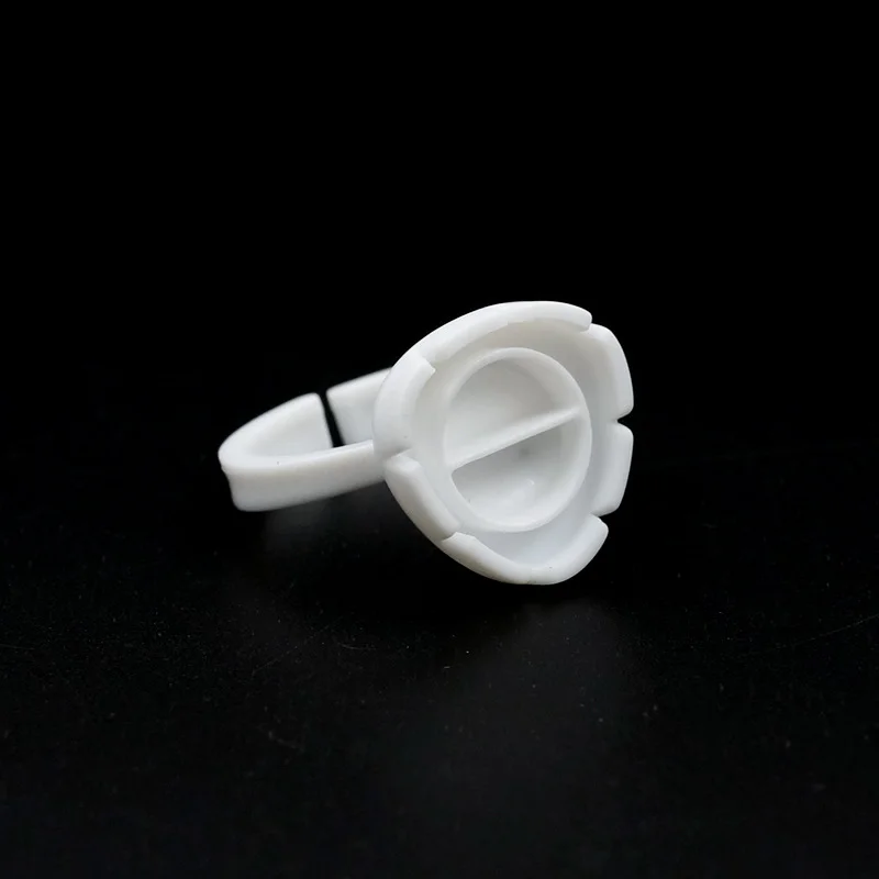 

Disposable Eyelash Blooming Cup Easy Fan Lash Extensions Tools Eyelash Flower Cup Easy Fans Glue Rings, White,pink,green