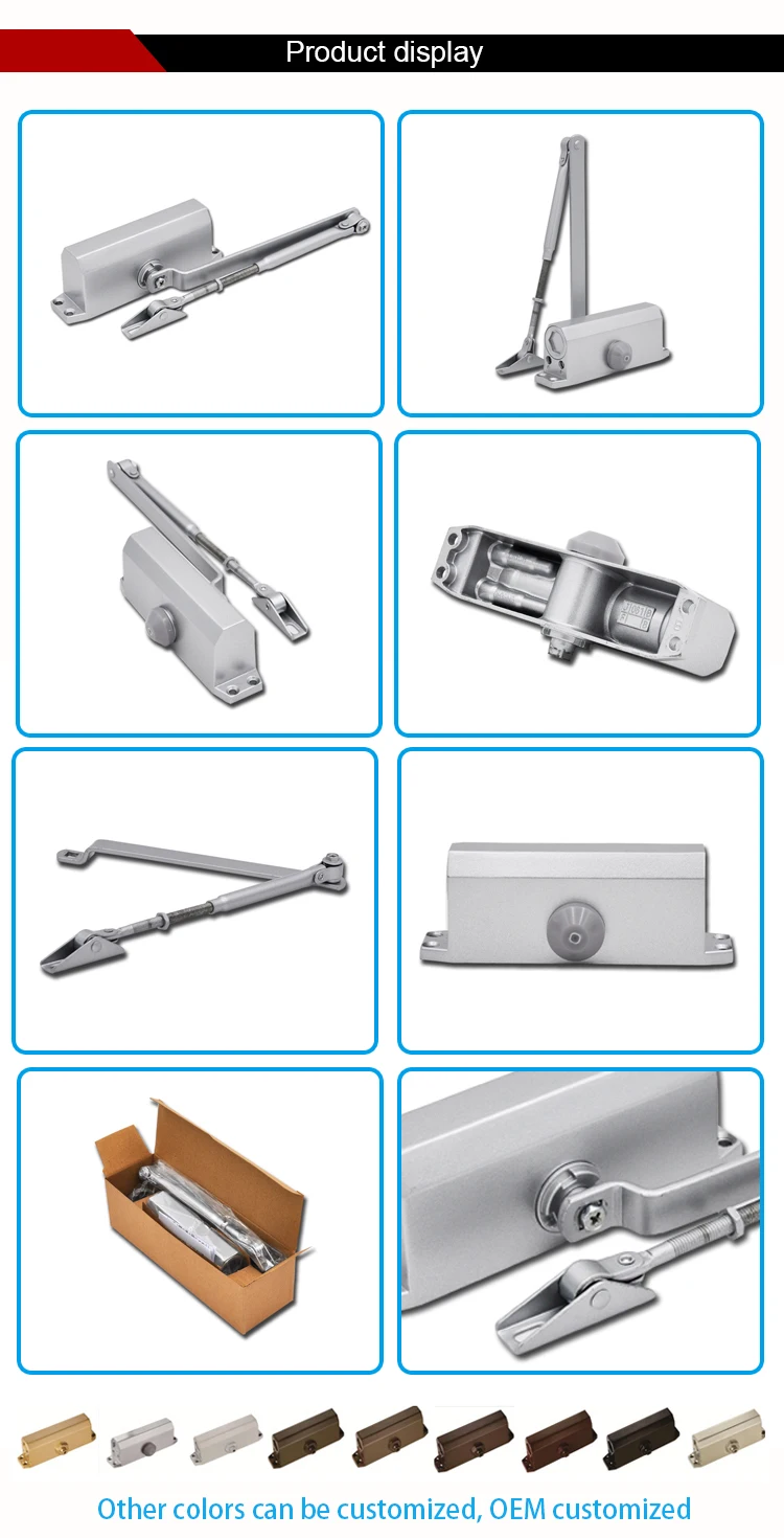 good bearing automatic door closer with 45-65kg