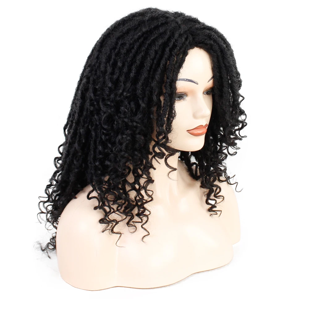 

Onst Long Goddess Faux locs Synthetic Wigs Dreadlocks Crochet Hair Braids Soft Dreadlock Extensions Wig Afro Hairstyle For Men