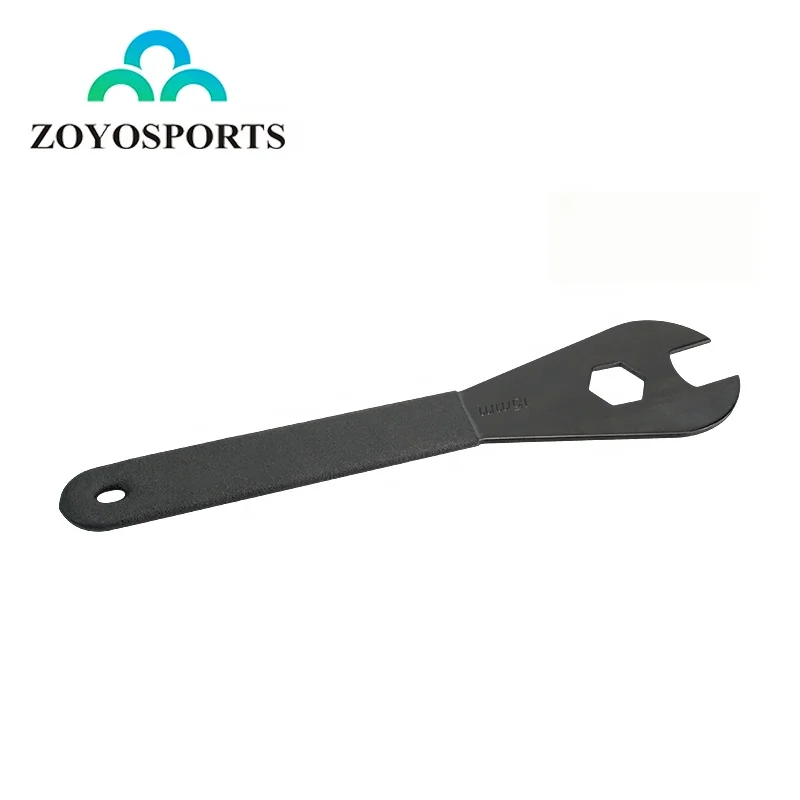 

ZOYOSPORTS Durable Bike Acor Cone Spanner Wrench Spindle Axle Bicycle 13/14/15/16/17/18 mm Cycling Repair Tool, Black