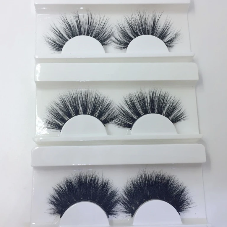 

3D 25mm Mink Eyelashes Vendor Makeup Cosmetic Cruelty Free 100% Real Mink Strip Eyelash