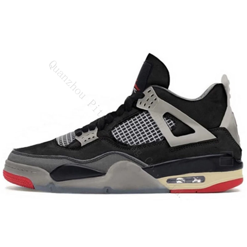 

OW x 4 bred men women sneakers fashion casual sports shoes basketball shoes