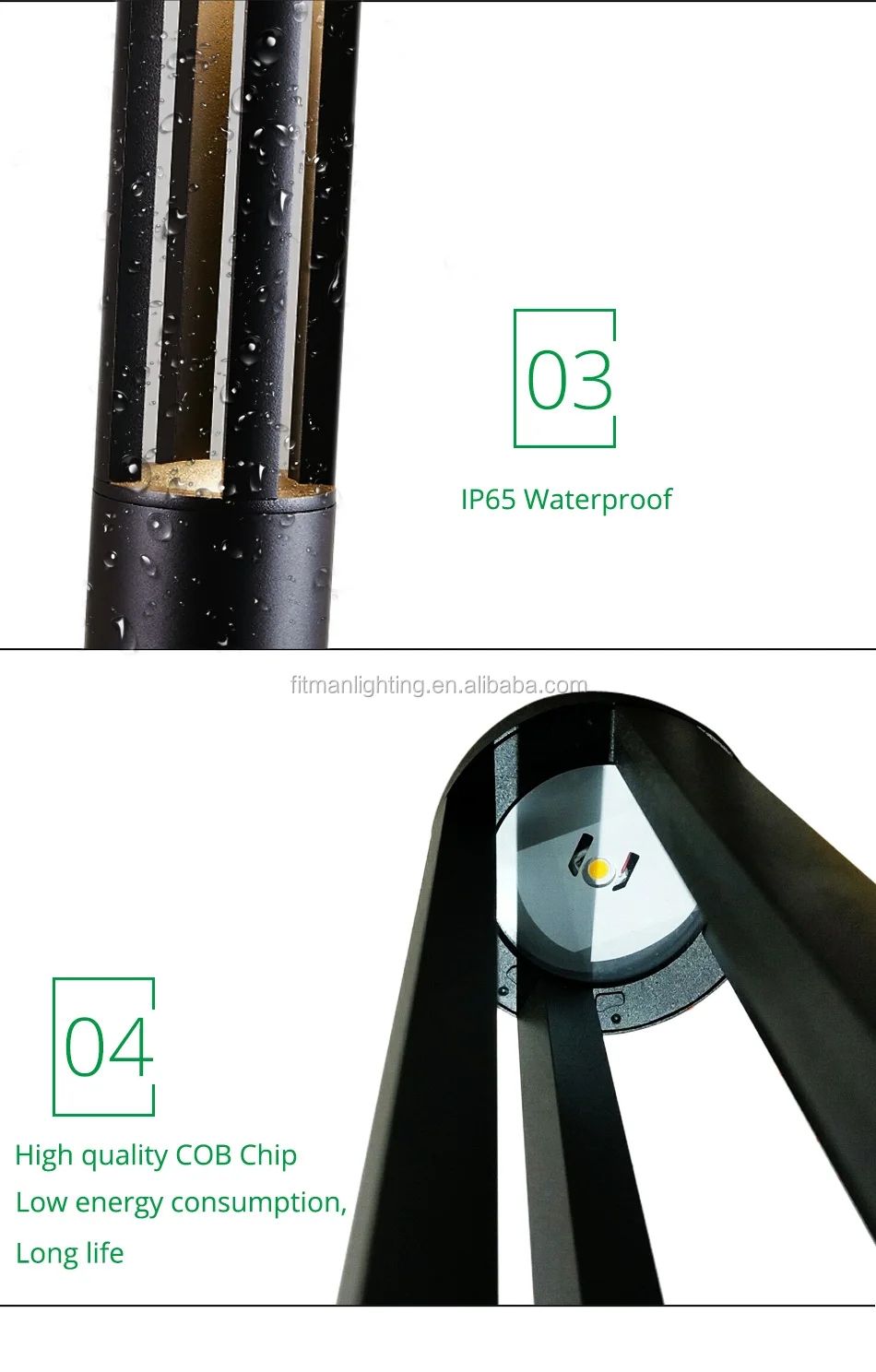 10w LED Landscape Garden Light Outdoor Waterproof for  Decoration Pathway Villa Garden Lighting Bollards Lamp