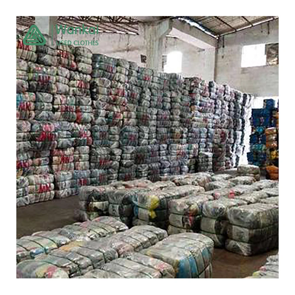 

2020 Hot Sale 100Kg Per Bale Colourful Second Hand Clothing, Fashion Used Clothes From Thailand, Mixed color