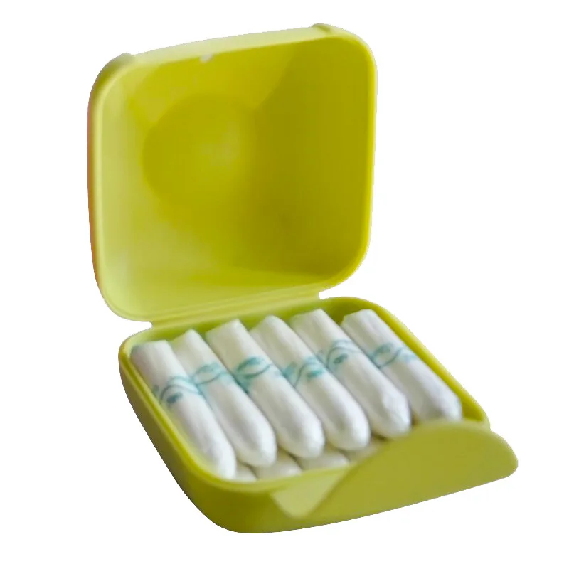 

Portable Women Tampons Storage Box Holder Tool Set For Travel Outdoor Color Random