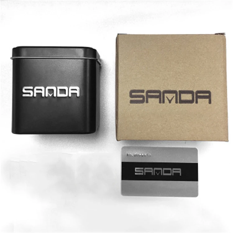 

Best Selling Sanda Gift Box Brand Watch Box for Sport Wristwatch Men Women Watch Gift metal Boxes