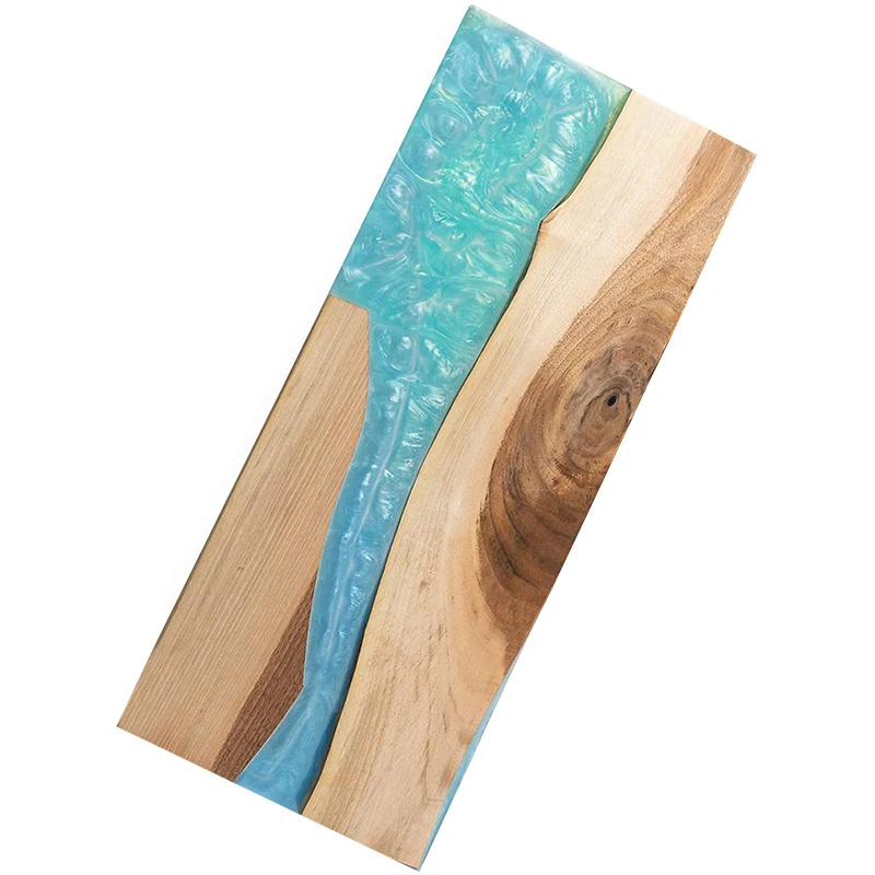 

china factory  walnut wooden epoxy resin board for food preparing, Customized