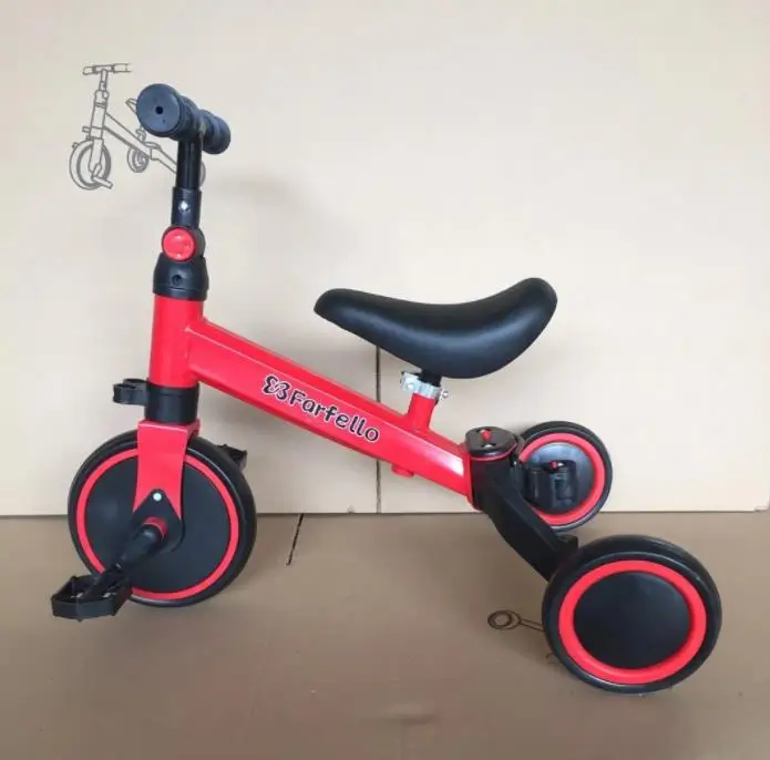 

Wholesale Cheap 3 in 1 Kids Tricycle /Plastic Kids Balance Bike