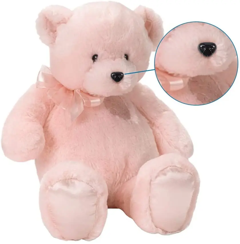 

Triangle shape plastic nose for teddy bear plush toy, Red black pink grey brown or customized