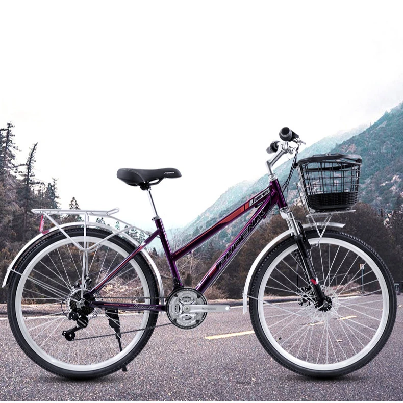 

Lightweight With Male And Female Student Retro Adult Bicycle