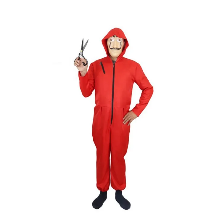 

Salvador Cosplay La Casa De Papel Costume Child Adult Man Woman Halloween cosplay dali costume, Red