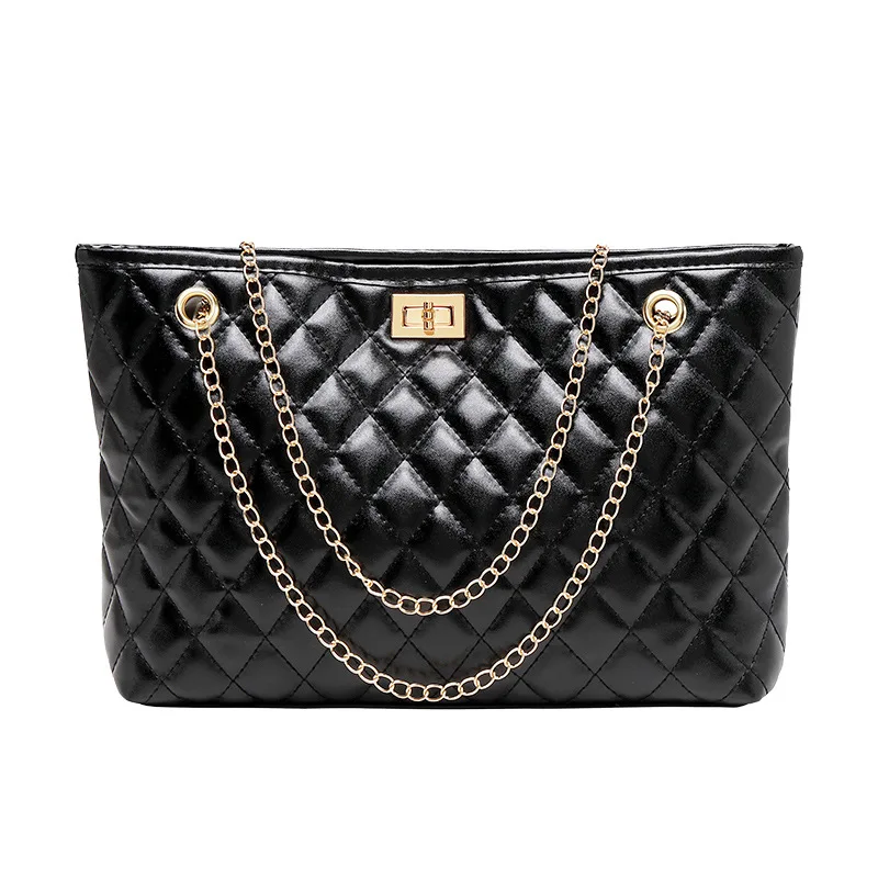 

Fashion New Trending Big Capacity Rhomboids Crossbody Case Women Pu Leather Handbags Bags, Picture