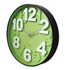 3d emboss number wall clock