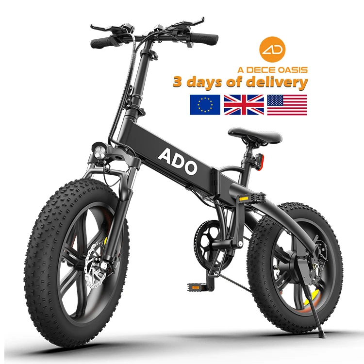 

ADO A20F EU UK USA Warehouse Foldable Ebike Fat Tire E Bike 250 Baike Electric Bke Bicycle Folder Electric Bike