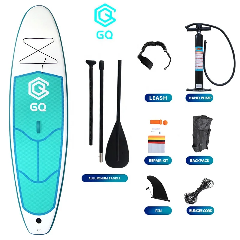 

Inflatable stand up paddle board surfboard paddle board with six kinds of accessories cheap ISUP and fine, Customized color