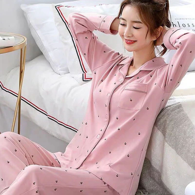 

Popular spring and autumn lady cartoon long sleeve summer thin cardigan sweet cartoon pajamas casual large size casual home serv, :seven color(1#,2#,3#,4#,5#,6#,7#)