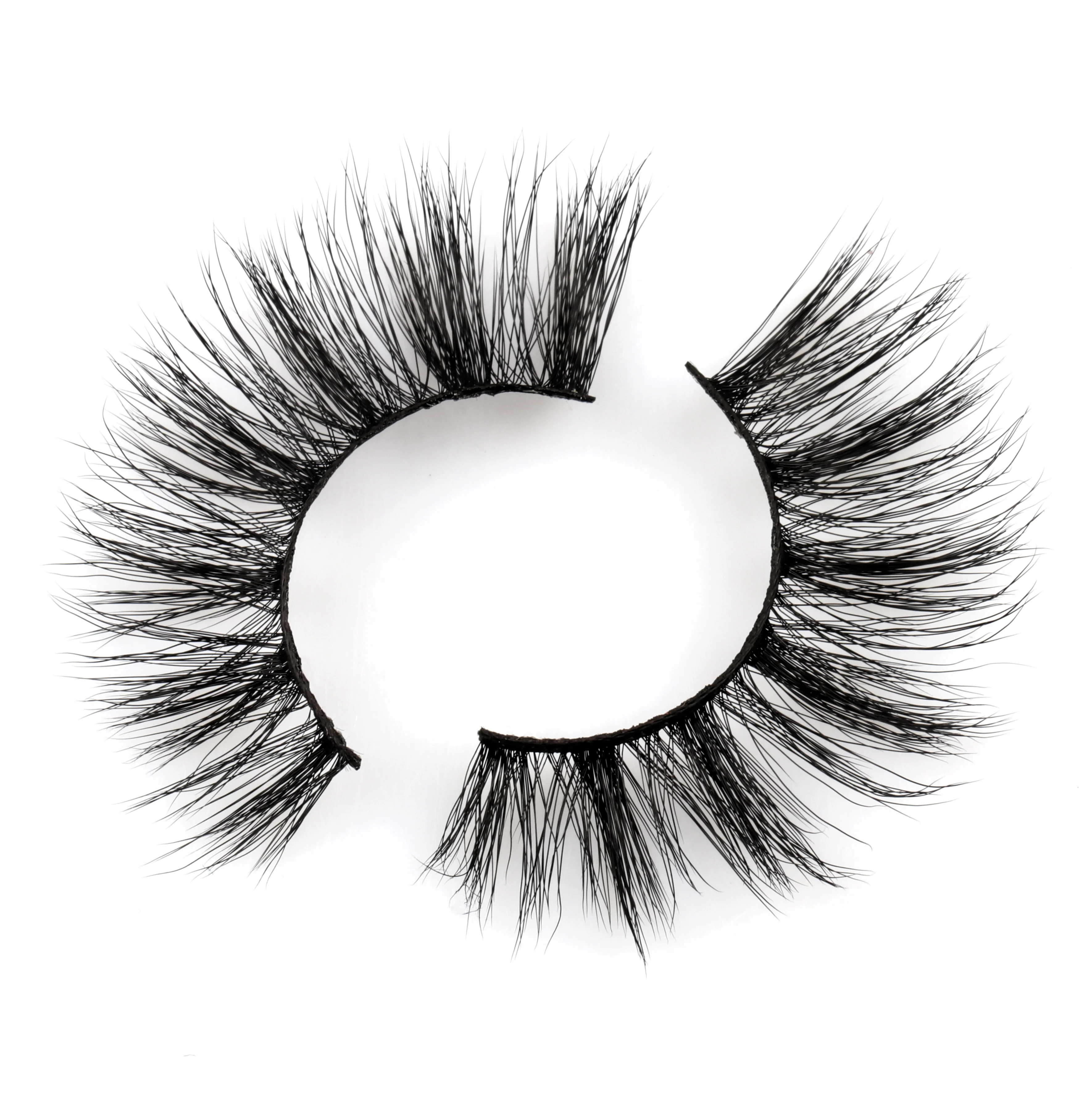 

Wholesale 3d 4d silk faux false mink strip super thin band lashes mink eyelash vendors