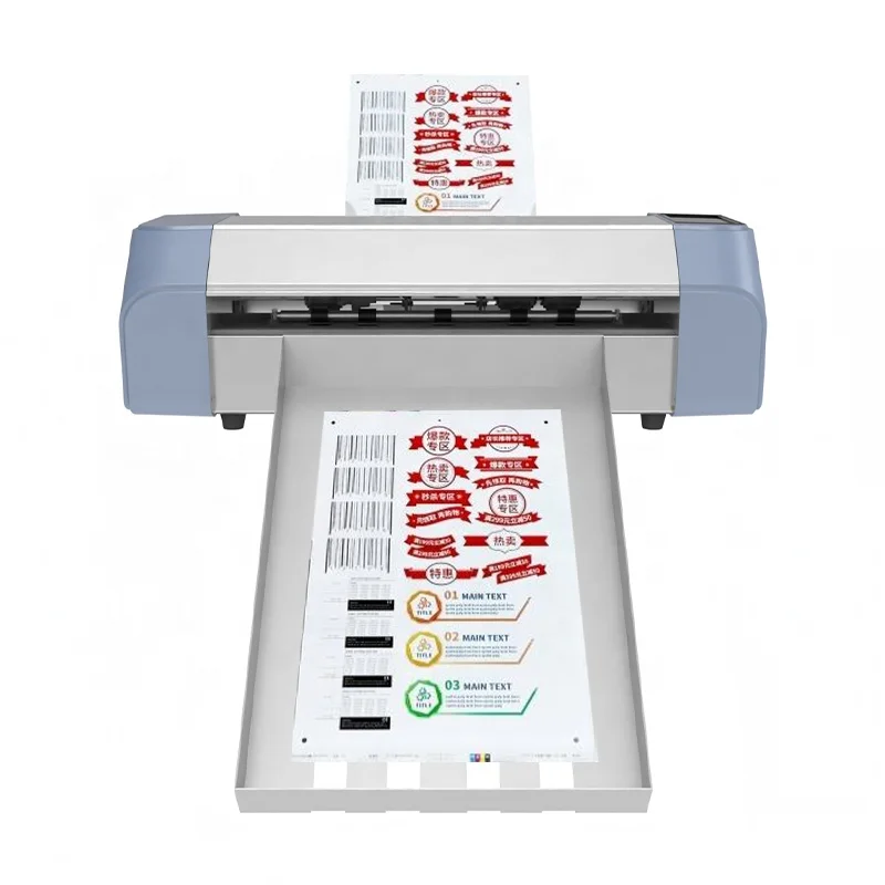 

New Auto Label Sheets Cutter Machine QR A3 A4 Automatic Sticker Die Cutting Machine