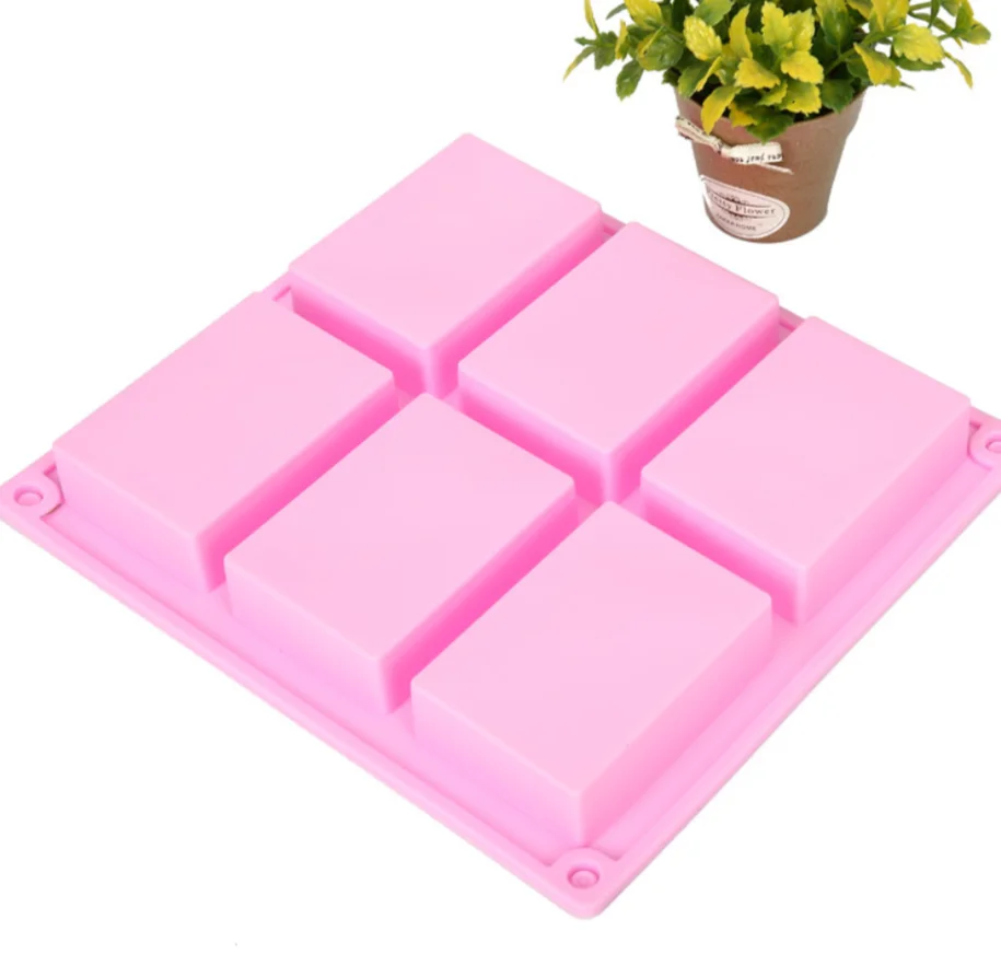 

BPA FREE Rectangle Silicone Soap Molds Cake Mold