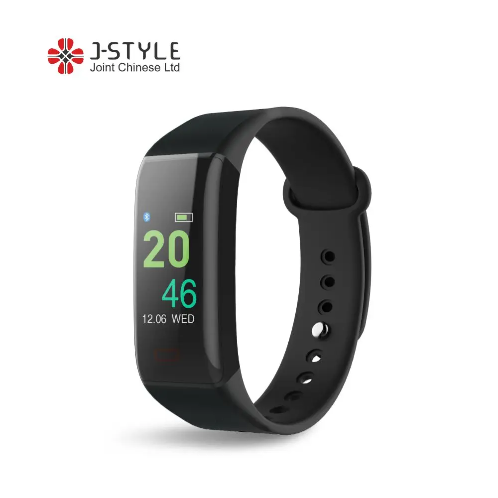 

Factory Price J-Style 1668 Cheap Montre Connecte Smart Watch Band Bracelet For Ios Android Phone, Black red blue