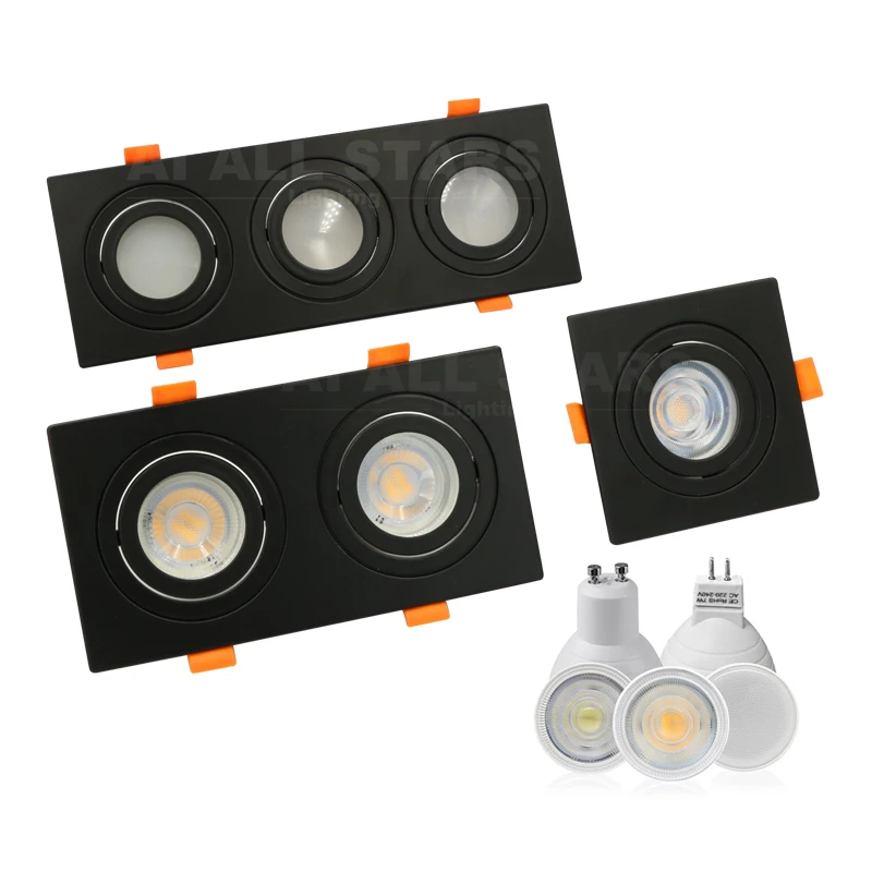 

Competitive Price Spotlight Anti Glare LED Recessed Ceiling Downlight Gu10 Mr16 Adjustable Lamp Frame