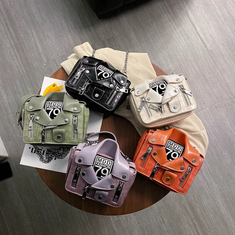 

FANLOSN Trending New Clothes Shape Bag Women Handbags Mini Bags Leather, Black,green,white,purple,orange
