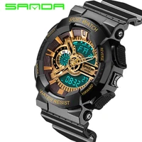 

SANDA 799 Mens watches Fashion watch men G style waterproof shock sport military digital luxury analog led watch