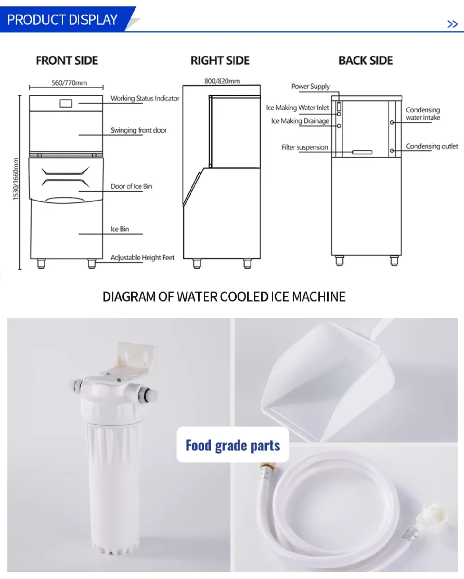 Ice Machines, 400kg/24h, 220V, 2-Year - detail 22