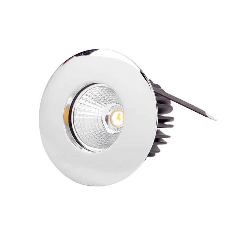 3W 5W 7W 83 Diameter Decorative Led Waterproof Shower Led Light Fittings Cob Lighting Fixture Downlight