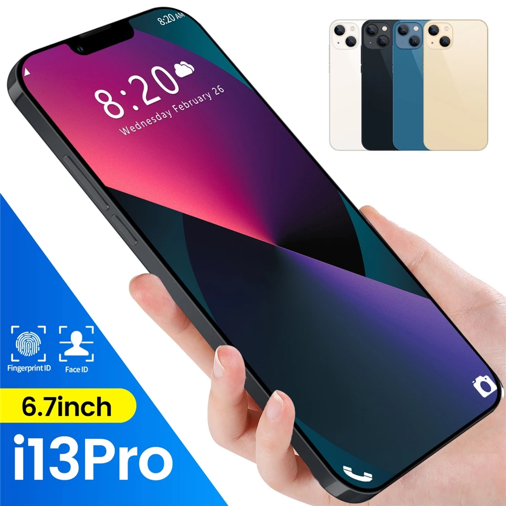 

5G i13 Pro Mini Android 12+512GB High quantity Smartphone 4g mobile phone 2000