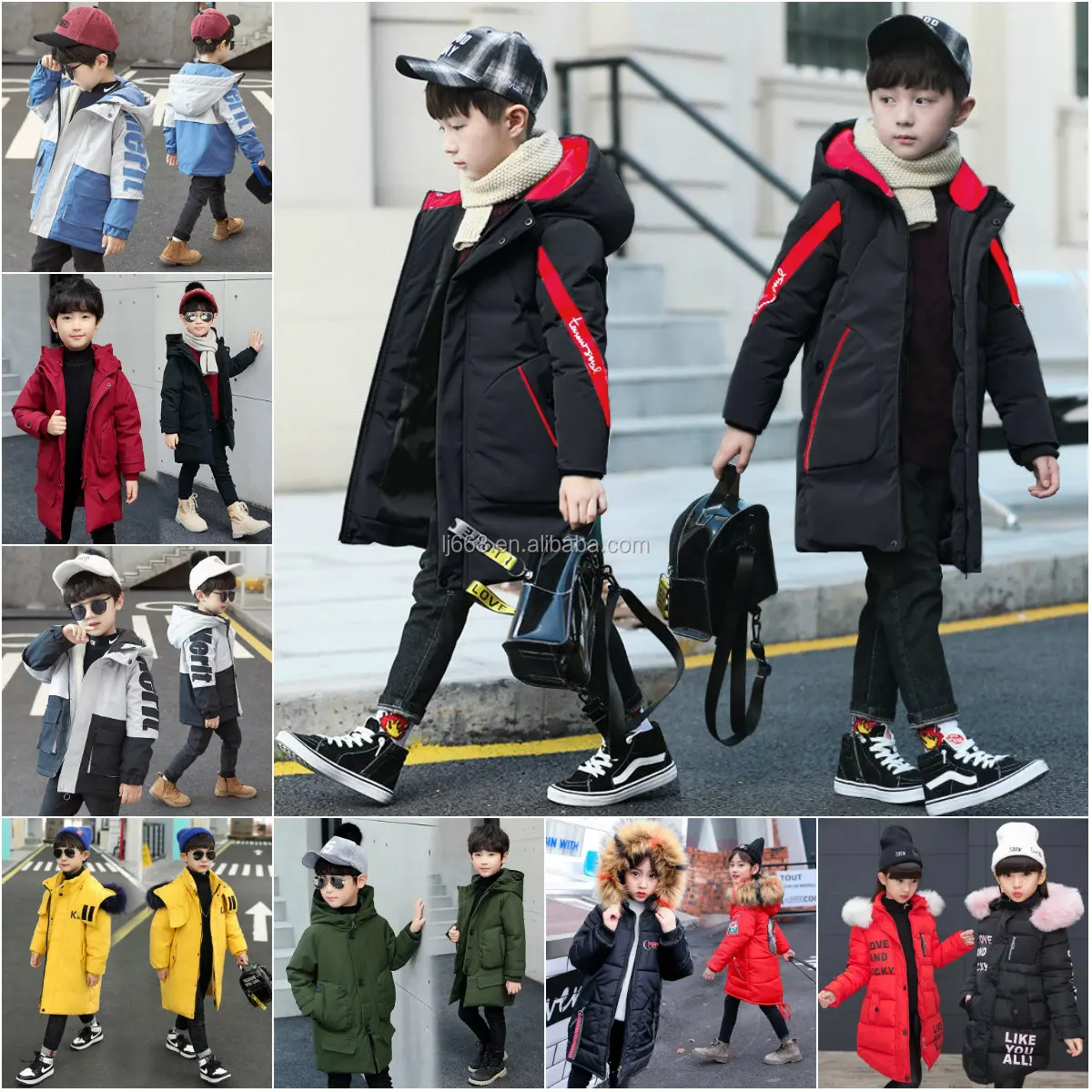 

China Factory new Korean winter outdoor children's down jacket warm cotton-padded clothes