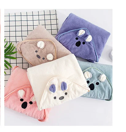 

Wholesale Baby Wearable Bath Towel 100% Cotton Baby Hooded Towel
