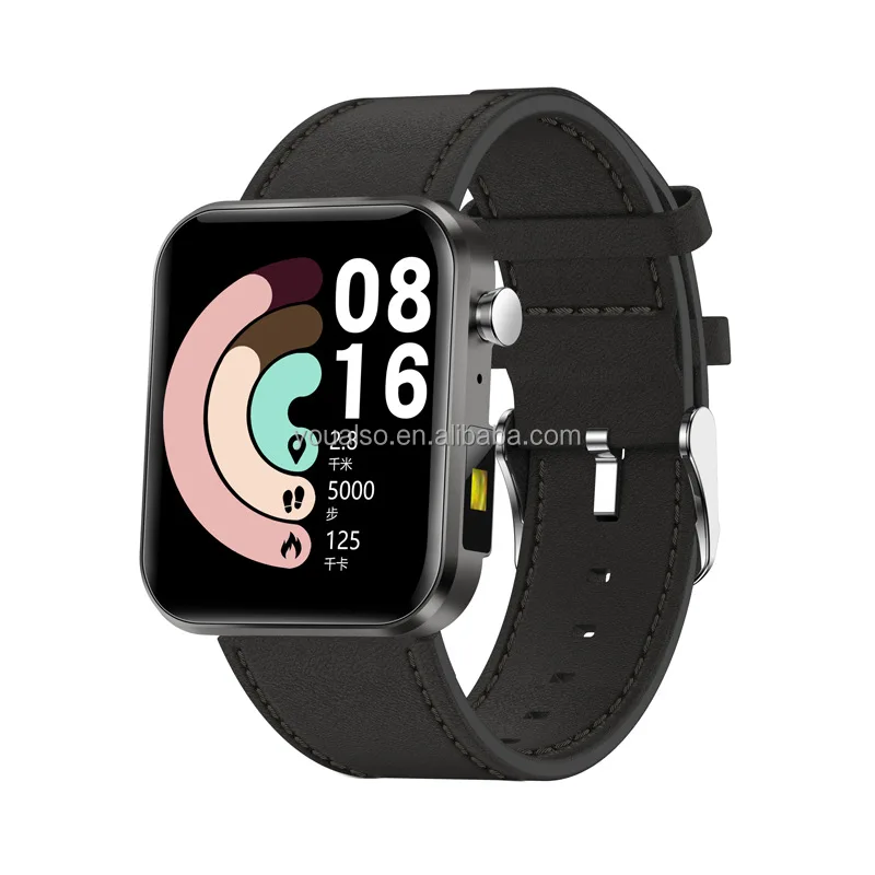 

2022 New product Smartwatch N98 Sleep monitoring Heart Rate Monitor HD Screen Fitness bracelet wristwatch Smart Watch For Xiaomi, Rose gold