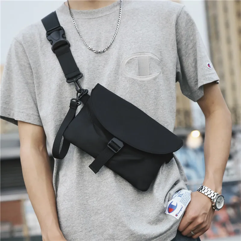 

wholesale custom logo wild polyester mens shoulder chest bag casual small crossbody chest bag for women