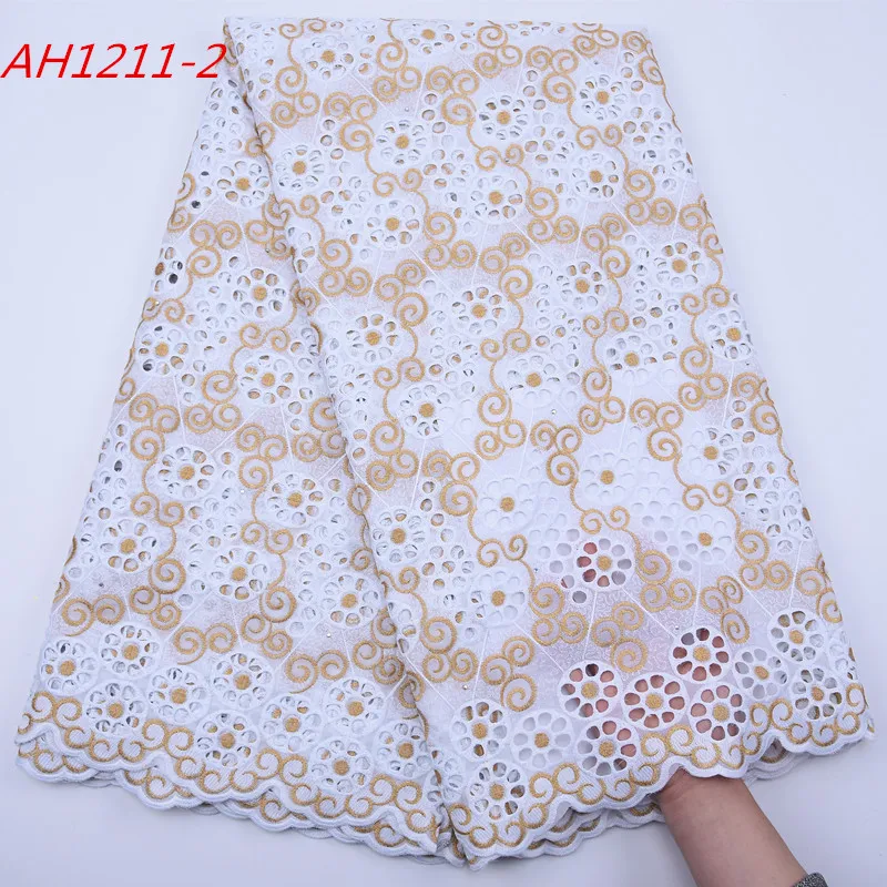

1808 African Lace Fabrics Switzerland/Cloth Embroidered Lace Prices In Egypt/Cotton Lace Fabric