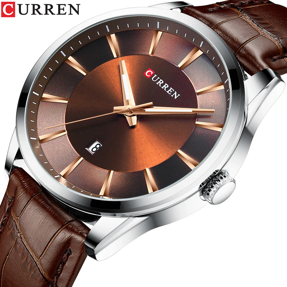 

CURREN 8365 elegant make your own brand men timepiece designer Stainless steel band Waterproof chronometer character watch