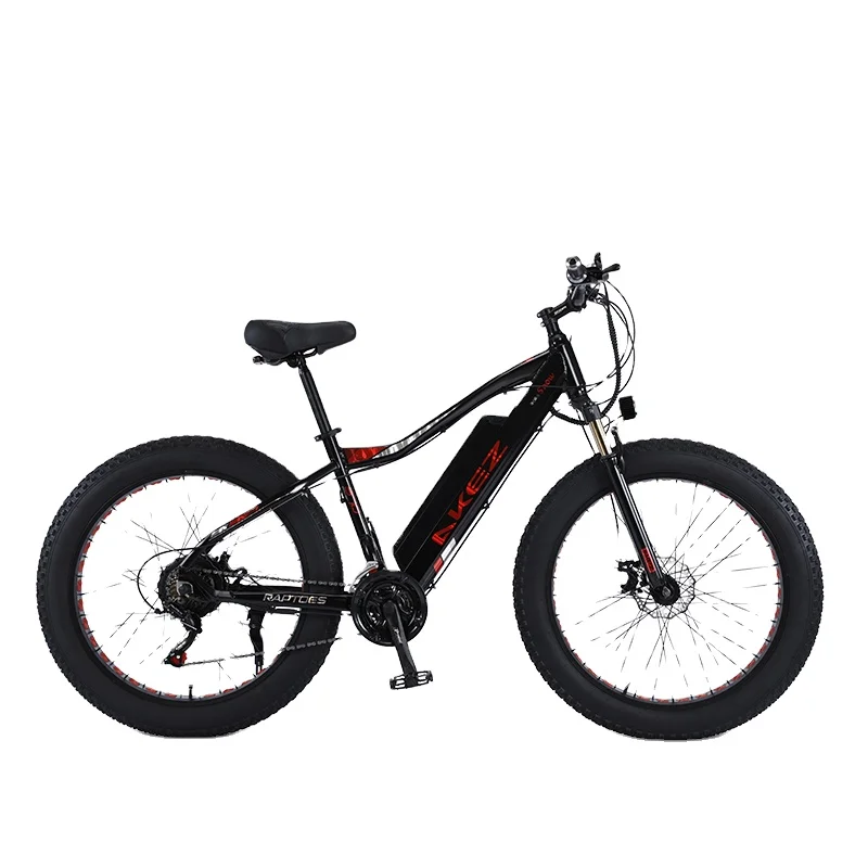 

AKEZ High Quality 21 Speed 13ah Lithium Battery 750w Brushless Motor Electric Bike 26 Inch Spoke Wheel Fat Tire E Bike, As picture show