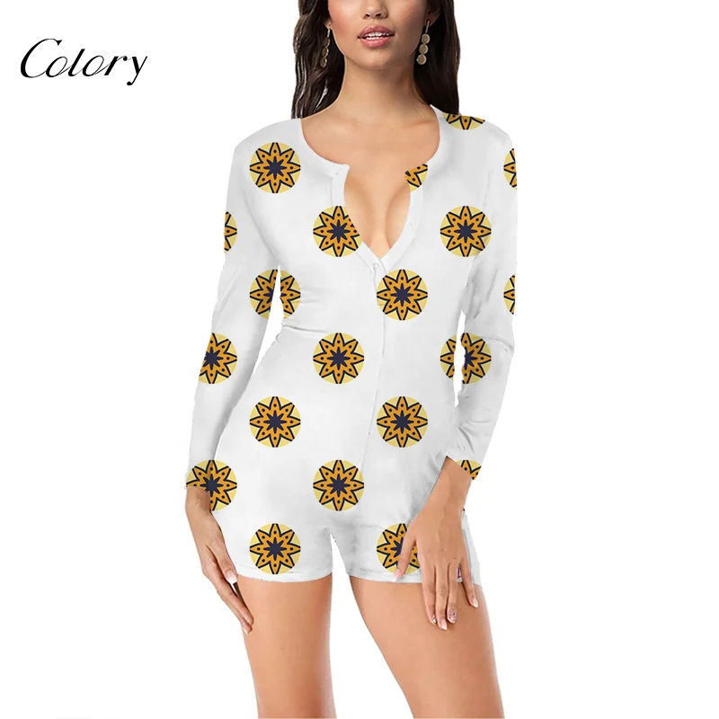 

Colory Cartoon Print Hoodie Tie Dye Girls Cotton Pajamas, Picture shows