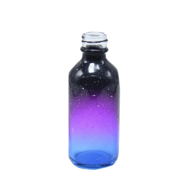 

30ml Purple Colored Serum Dropper Glass Cosmetic Essential Oil Bottle