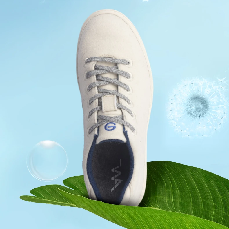 

Wholesale Custom Logo Graphene High-tech Breathable and Warm Wool Couple Shoes