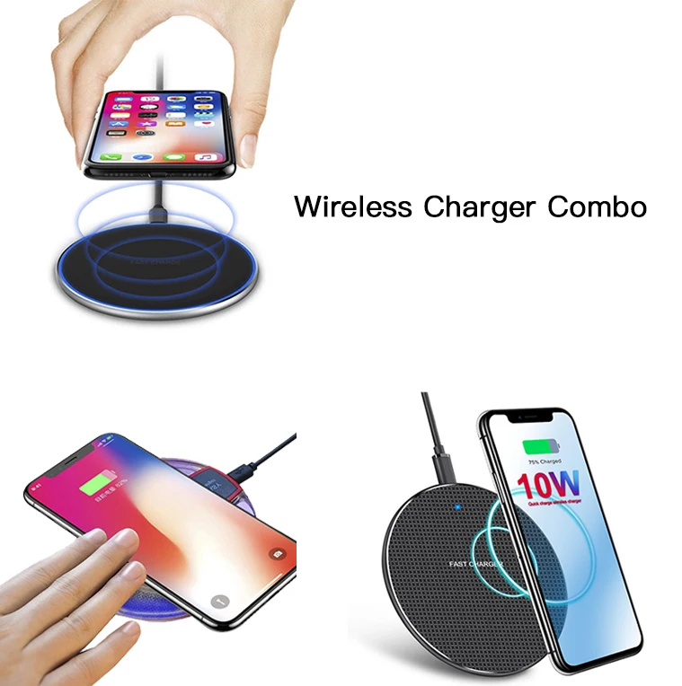 

UUTEK Combo 1 new design hot selling 5w 10w 15w wireless charger combo K8+K9+X8